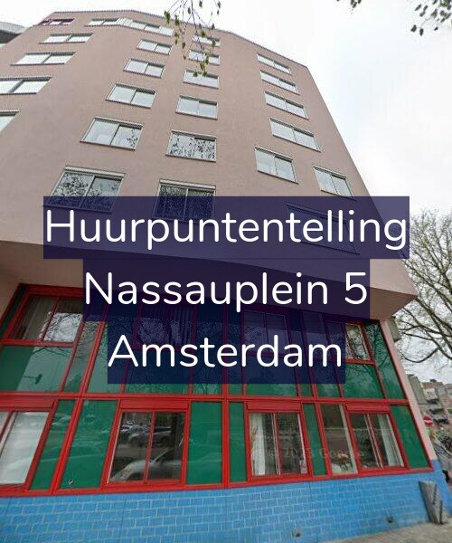 Foto gevel Huurpuntentelling voor Nassauplein 5, Amsterdam