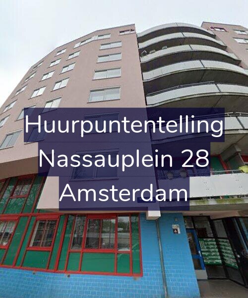Foto gevel Huurpuntentelling voor Nassauplein 28, Amsterdam