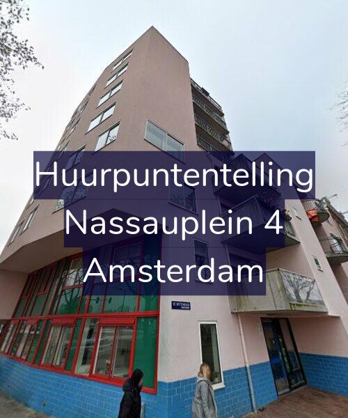 Foto gevel Huurpuntentelling voor Nassauplein 4, Amsterdam