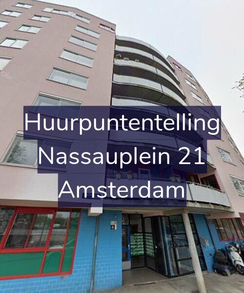 Foto gevel Huurpuntentelling voor Nassauplein 21, Amsterdam
