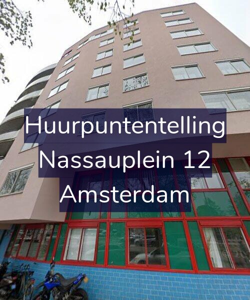 Foto gevel Huurpuntentelling voor Nassauplein 12, Amsterdam