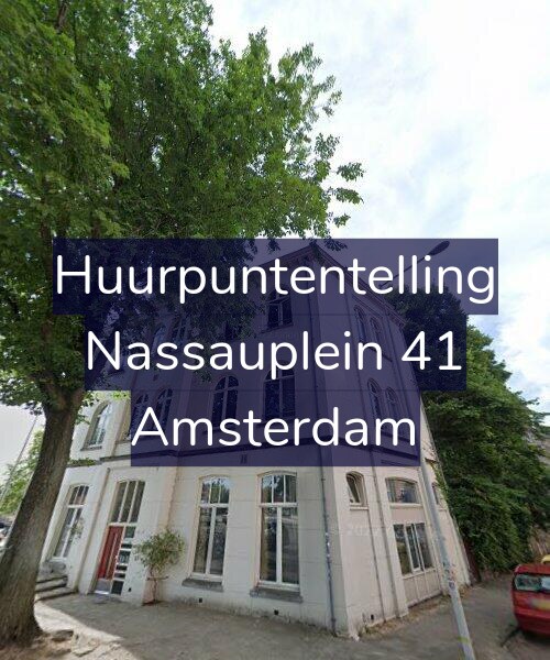 Foto gevel Huurpuntentelling voor Nassauplein 41, Amsterdam