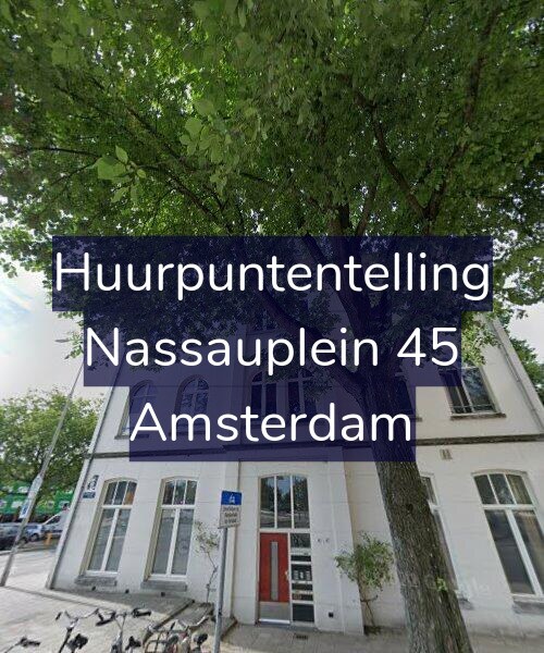 Foto gevel Huurpuntentelling voor Nassauplein 45, Amsterdam
