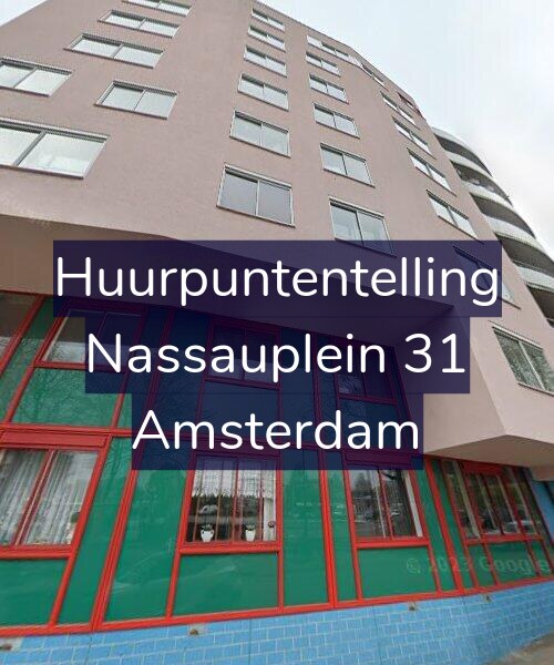 Foto gevel Huurpuntentelling voor Nassauplein 31, Amsterdam