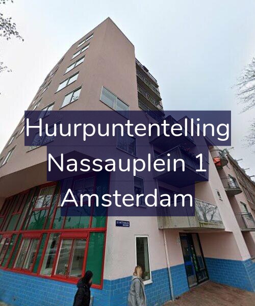 Foto gevel Huurpuntentelling voor Nassauplein 1, Amsterdam