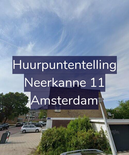 Foto gevel Huurpuntentelling voor Neerkanne 11, Amsterdam