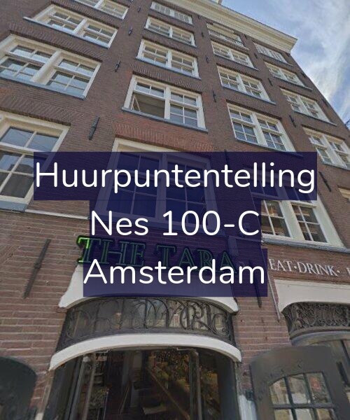 Foto gevel Huurpuntentelling voor Nes 100-C, Amsterdam