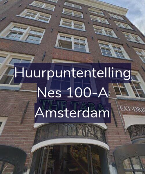 Foto gevel Huurpuntentelling voor Nes 100-A, Amsterdam