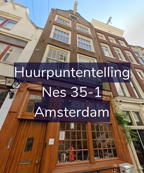 Foto gevel Huurpuntentelling voor Nes 35-1, Amsterdam