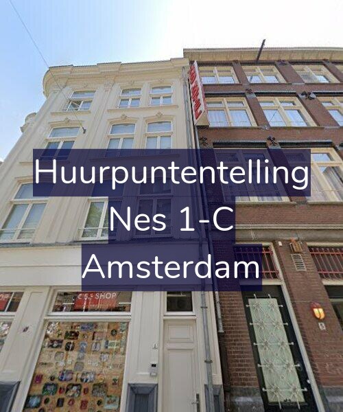 Foto gevel Huurpuntentelling voor Nes 1-C, Amsterdam