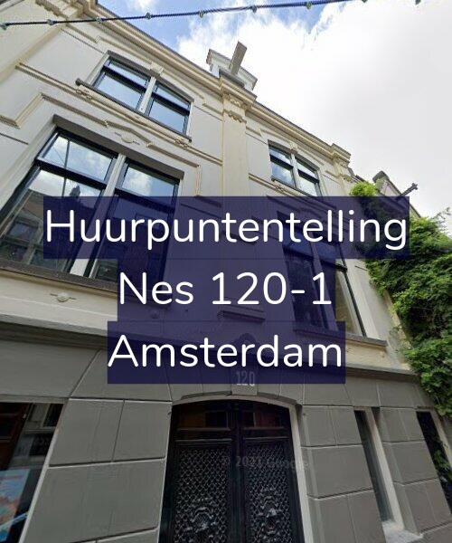Foto gevel Huurpuntentelling voor Nes 120-1, Amsterdam