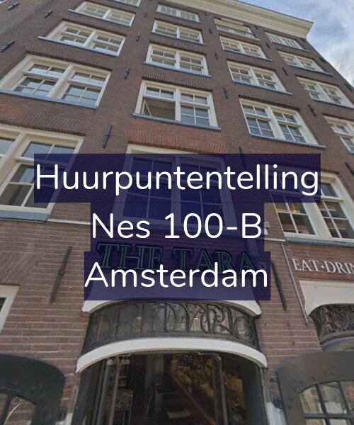 Foto gevel Huurpuntentelling voor Nes 100-B, Amsterdam