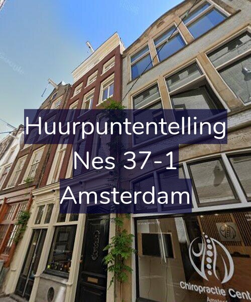 Foto gevel Huurpuntentelling voor Nes 37-1, Amsterdam