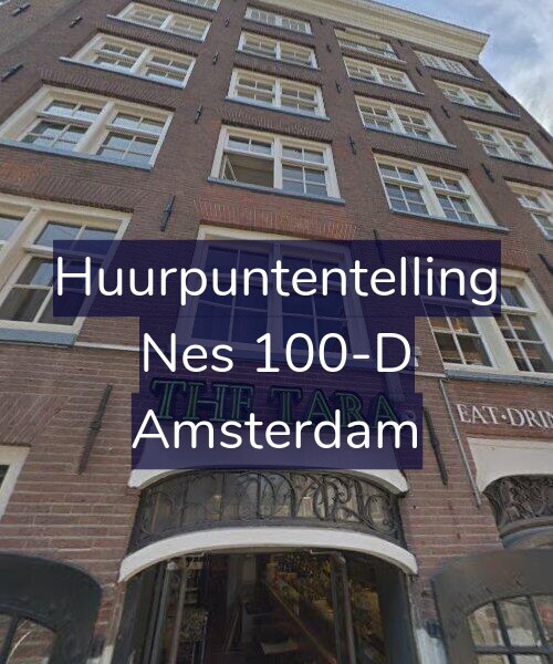 Foto gevel Huurpuntentelling voor Nes 100-D, Amsterdam