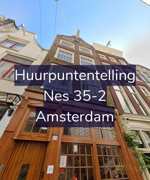 Foto gevel Huurpuntentelling voor Nes 35-2, Amsterdam