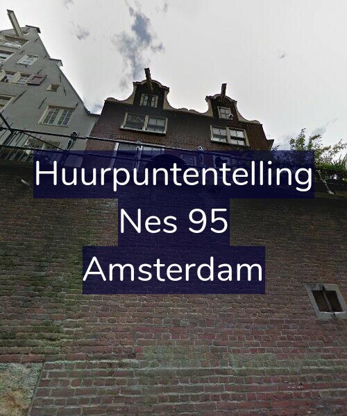Foto gevel Huurpuntentelling voor Nes 95, Amsterdam