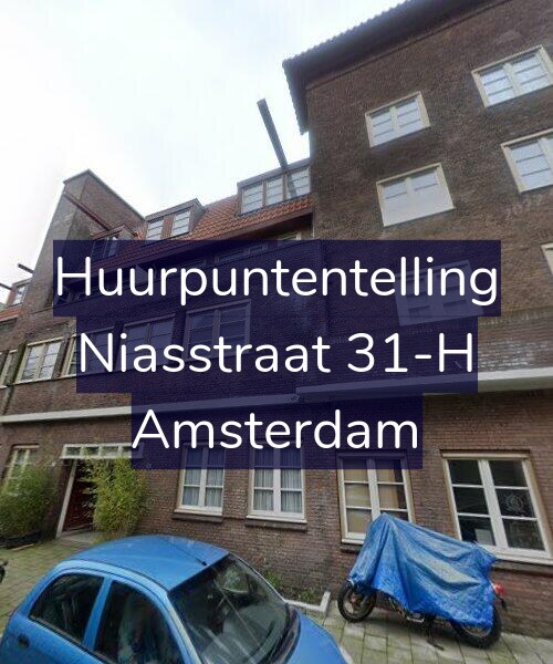 Foto gevel Huurpuntentelling voor Niasstraat 31-H, Amsterdam