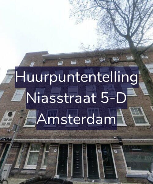 Foto gevel Huurpuntentelling voor Niasstraat 5-D, Amsterdam