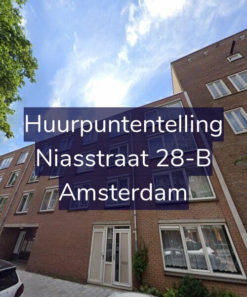 Foto gevel Huurpuntentelling voor Niasstraat 28-B, Amsterdam