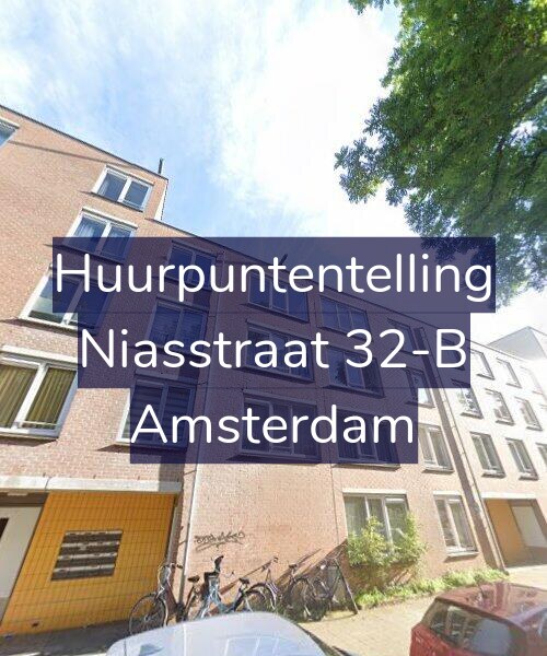 Foto gevel Huurpuntentelling voor Niasstraat 32-B, Amsterdam