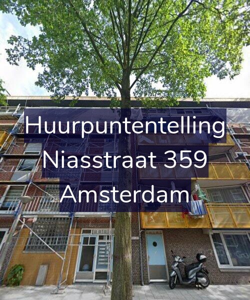 Foto gevel Huurpuntentelling voor Niasstraat 359, Amsterdam
