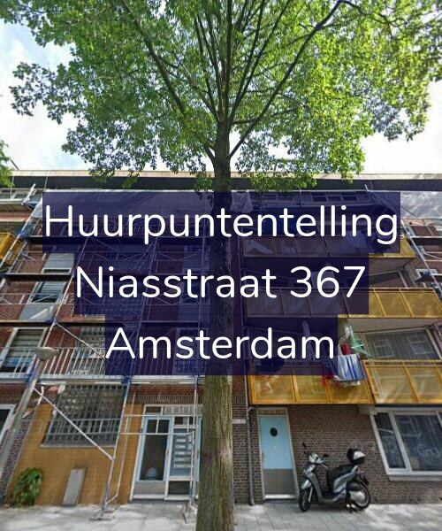Foto gevel Huurpuntentelling voor Niasstraat 367, Amsterdam
