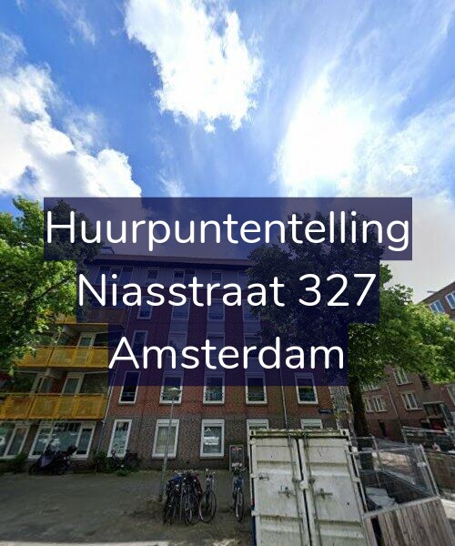 Foto gevel Huurpuntentelling voor Niasstraat 327, Amsterdam