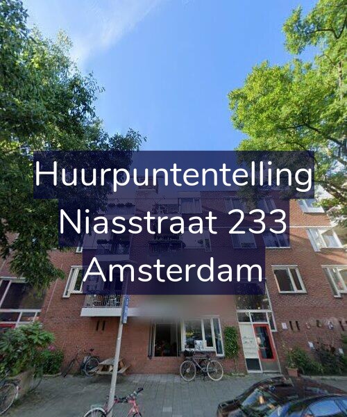 Foto gevel Huurpuntentelling voor Niasstraat 233, Amsterdam