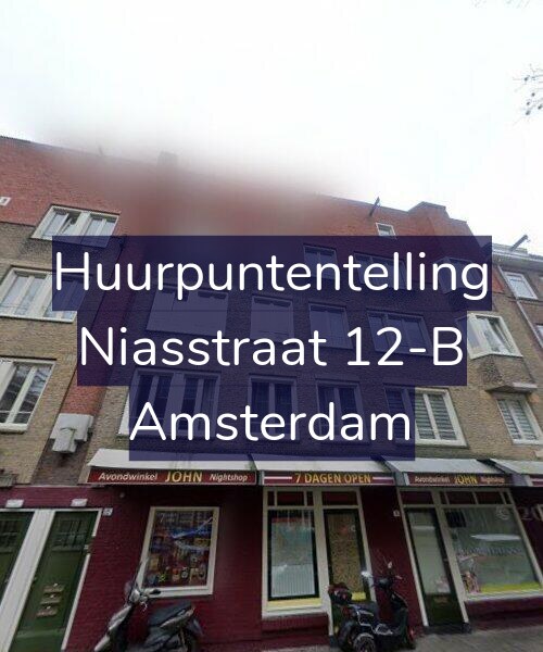 Foto gevel Huurpuntentelling voor Niasstraat 12-B, Amsterdam