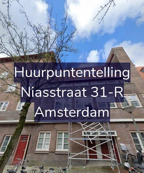 Foto gevel Huurpuntentelling voor Niasstraat 31-R, Amsterdam