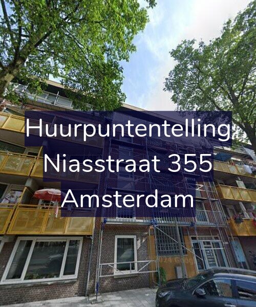 Foto gevel Huurpuntentelling voor Niasstraat 355, Amsterdam