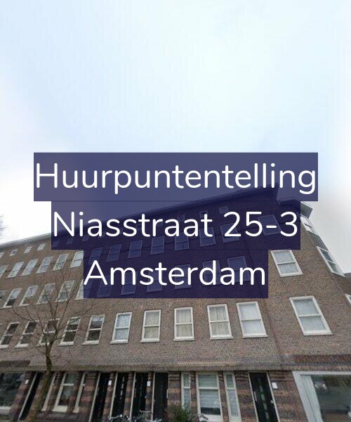 Foto gevel Huurpuntentelling voor Niasstraat 25-3, Amsterdam