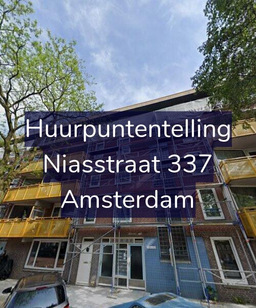 Foto gevel Huurpuntentelling voor Niasstraat 337, Amsterdam