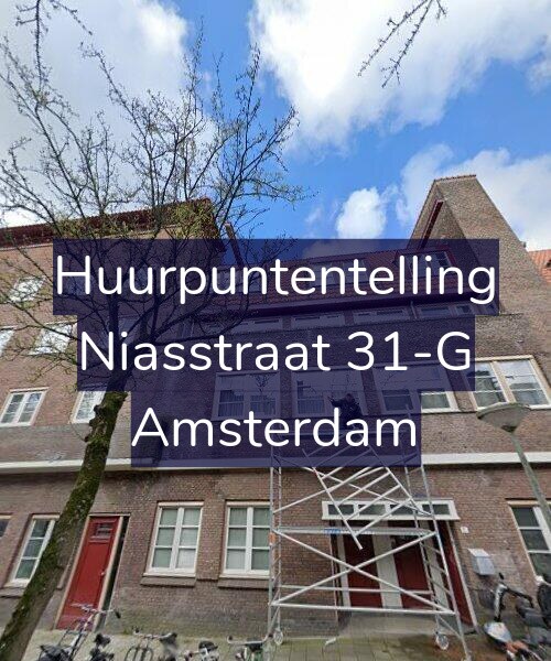 Foto gevel Huurpuntentelling voor Niasstraat 31-G, Amsterdam