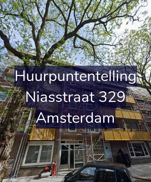 Foto gevel Huurpuntentelling voor Niasstraat 329, Amsterdam