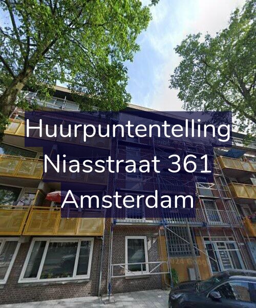 Foto gevel Huurpuntentelling voor Niasstraat 361, Amsterdam