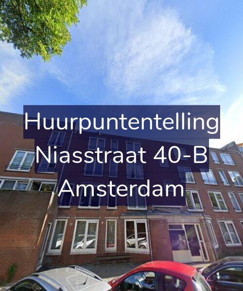 Foto gevel Huurpuntentelling voor Niasstraat 40-B, Amsterdam