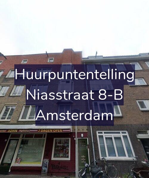 Foto gevel Huurpuntentelling voor Niasstraat 8-B, Amsterdam