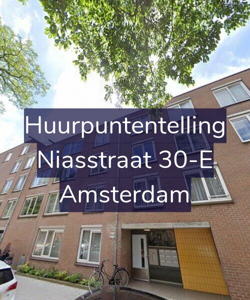 Foto gevel Huurpuntentelling voor Niasstraat 30-E, Amsterdam