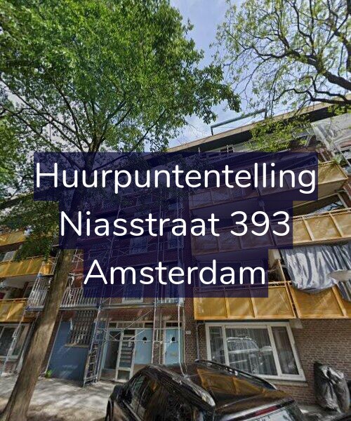 Foto gevel Huurpuntentelling voor Niasstraat 393, Amsterdam