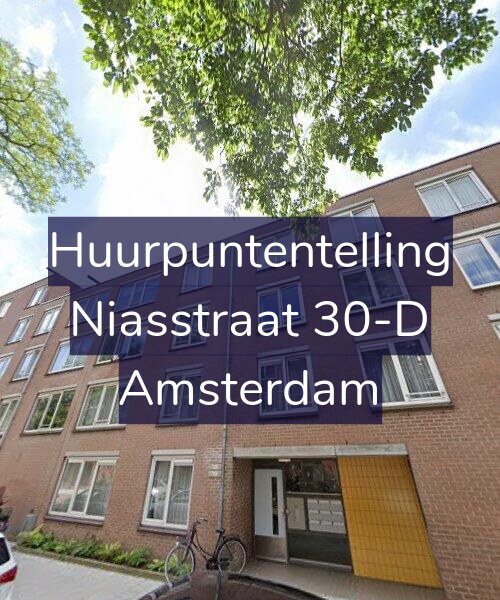 Foto gevel Huurpuntentelling voor Niasstraat 30-D, Amsterdam