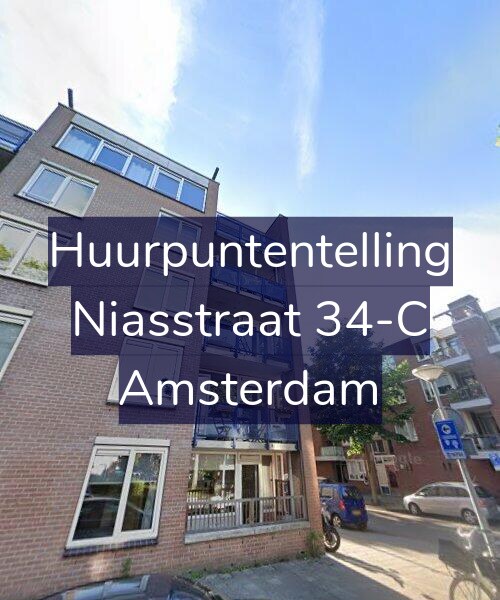 Foto gevel Huurpuntentelling voor Niasstraat 34-C, Amsterdam
