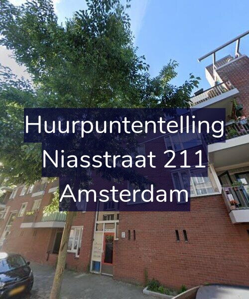 Foto gevel Huurpuntentelling voor Niasstraat 211, Amsterdam