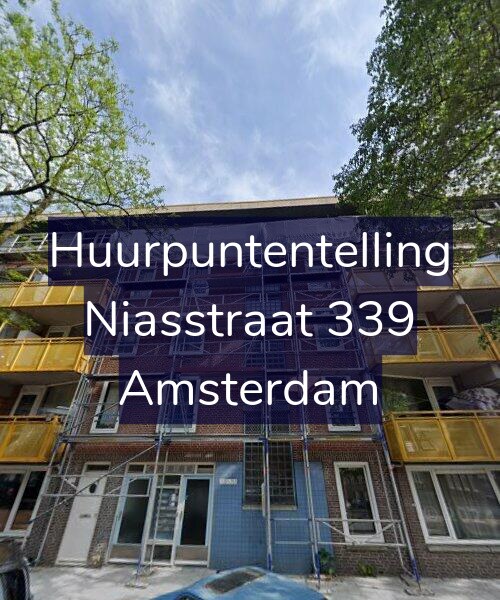 Foto gevel Huurpuntentelling voor Niasstraat 339, Amsterdam