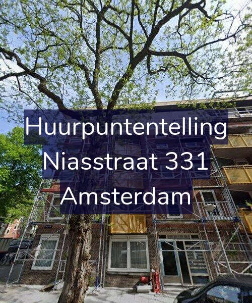 Foto gevel Huurpuntentelling voor Niasstraat 331, Amsterdam