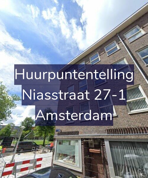 Foto gevel Huurpuntentelling voor Niasstraat 27-1, Amsterdam