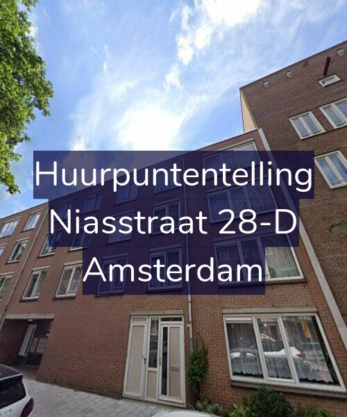 Foto gevel Huurpuntentelling voor Niasstraat 28-D, Amsterdam