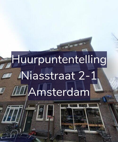 Foto gevel Huurpuntentelling voor Niasstraat 2-1, Amsterdam