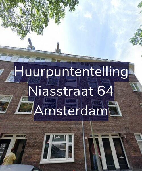 Foto gevel Huurpuntentelling voor Niasstraat 64, Amsterdam