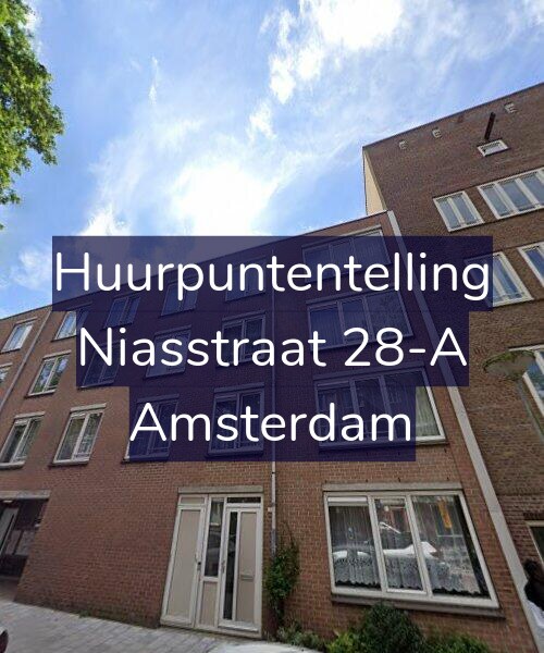 Foto gevel Huurpuntentelling voor Niasstraat 28-A, Amsterdam